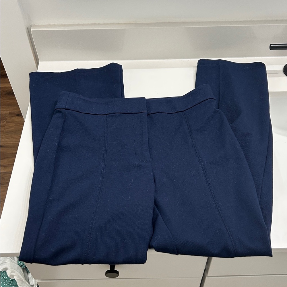 LOFT Deep Blue Curvy Fit Pants NWT